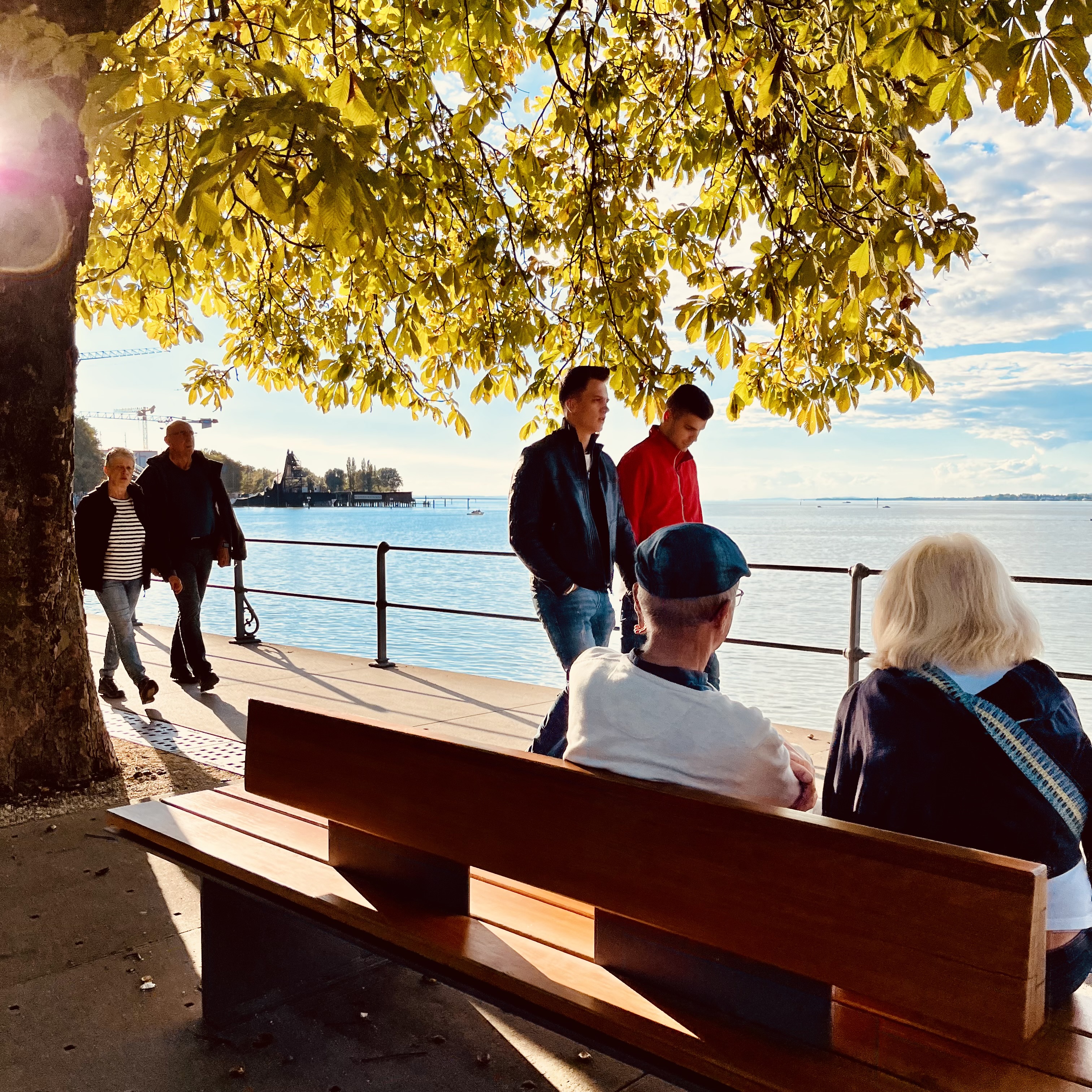 A sunny day in Bregenz.